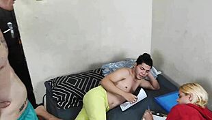 i messed up and let my horny boyfriend make me and my gay friend suck his cock together, it was so intense