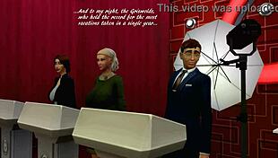 Sims Parody With Big Tits And Ass In European Vacation