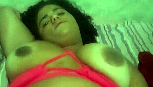 A brunette Brazilian babe indulges in solo masturbation, teasing her ass and pussy.