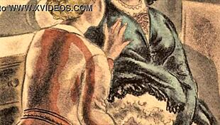 Explore vintage erotic illustrations from classic comics and anime