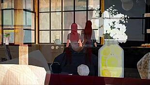 Hentai Family Game With Redhead's Big Ass