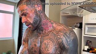 Five Well-Endowed Guys Engage In Limitless Gangbang Fucking