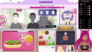 watch vtuber lewdneko play femboy burgers with all that moaning and assfucking
