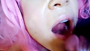 amateurs explore big cocks and monster dicks in blowjob sessions leading to swallows