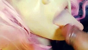 amateurs explore big cocks and monster dicks in blowjob sessions leading to swallows