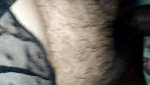 Horny Latina brunette cheats with homemade blowjob