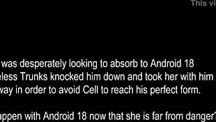 Intense Rescuing of Android 18 in Hentai with Creampie