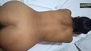 young latina rides in hotel without condom