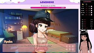 Want to see Vtuber Lewdneko strip naked?