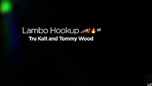 I couldn't believe Tru Kait's big booty getting fucked in the Lambo