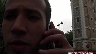 i squirted hard during anal double penetration and got cum covered in that gangbang, but french blonde was wild