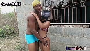 Curious teen girl explores new sensations in her young life