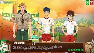 In game friends camp episode 9, natsumi gives juicy blowjob with russian voice acting. 😏🍆