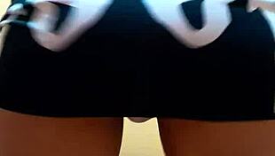 Aurora Estelar shares her long homemade masturbation session in a calaverita dress