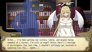 Bound Angel In Public Bondage Game Part 2