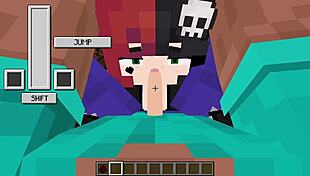 ellie gets her face fucked deep with a facial