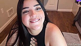 I give a blowjob to my stepbrother, ending with farting on his cock in POV