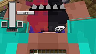 ellie gets her face fucked deep with a facial