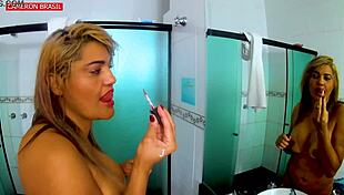 Hey, wanna see Cameron Brasil with a hot blonde and brunette trio?