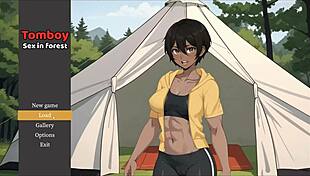 in the forest hentai game, i ask my cute girlfriend, is this your first time getting anal fucked?