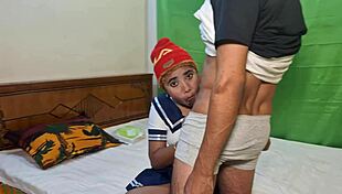 Romantic couple hanif and adori enjoy late night sex in bedroom