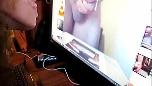 Lynne subtly masturbates leading to an intense cumshot