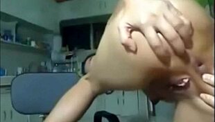 hey, wanna see this sexy sweet asian work an anal dildo?