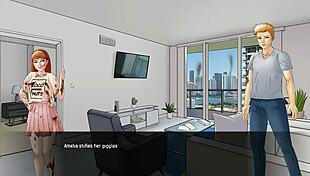 i watch pretty red haired lady having sex in this new hentai game