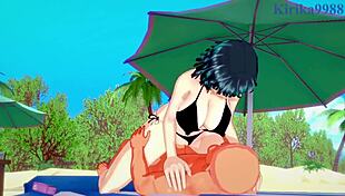 Tatsumaki And Fubuki Intense Sex With Old Man
