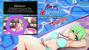 Futa motoko kusanagi teases geisha's dick