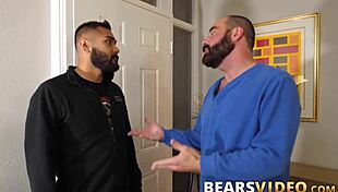 Avi Strider Feels Intense Pleasure As Bear Steve Sommers Barebacks Him Relentlessly