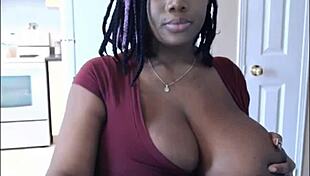 Huge black tits and ass.