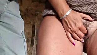 Wow, check this couple banging with a monster cock in a medieval village setting!