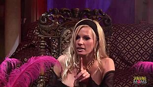 I summoned a demonic blonde MILF, turning it into an anal party with brunettes.