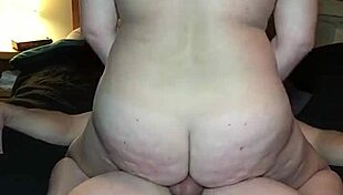 sexy mature wife cowgirl riding her husband's big cock