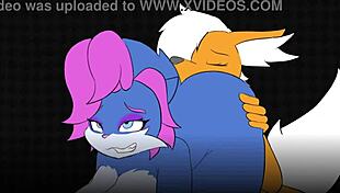 pepper paladin bangs to the music, licking pussy and assfucking with wild energy