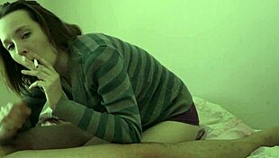 Sucking Dick While Smoking Cigarette