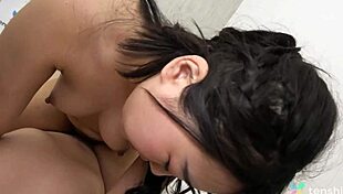 riho machida can't stop moaning during her wild orgasm! 😍