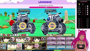 Vtuber Lewdneko Plays Evenicle Part 18 With Big Tits