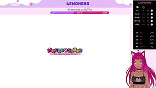 Vtuber Lewdneko Plays Evenicle Part 18 With Big Tits