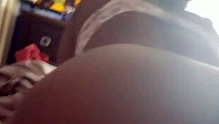 wow, this big ass ebony is riding so hard in pov!