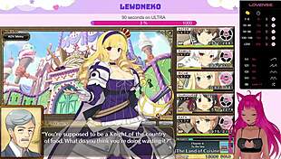 Vtuber Lewdneko Plays Evenicle Part 18 With Big Tits