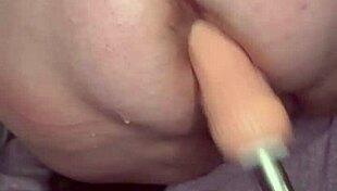 subtle ass stretching with machine for first time anal