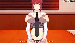 watch makima get fucked in pov with chains 🔥