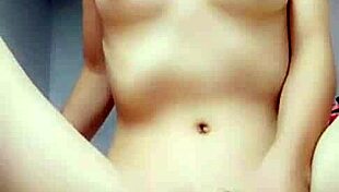 asian girl helps herself with masturbation in solo scene