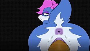 pepper paladin bangs to the music, licking pussy and assfucking with wild energy