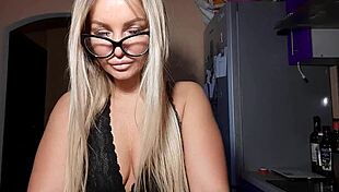 Blonde Mistress Gives Jerk Off Instructions