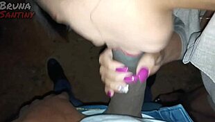 Bruna Santiny Takes Big Black Dick in the Park!