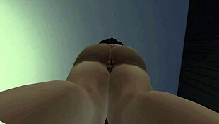 My new futanari roommate in the dorm explores 3D anime hentai