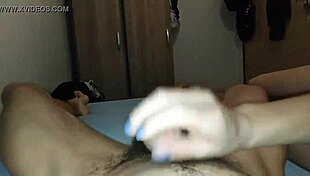 Relaxing hand massage with girlfriend. 😊